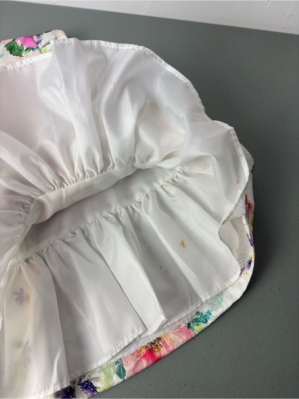 Bonnie Baby Girls Dress 18M 18 Month Floral Pink Bow Dressy Spring Summer - Picture 6 of 6